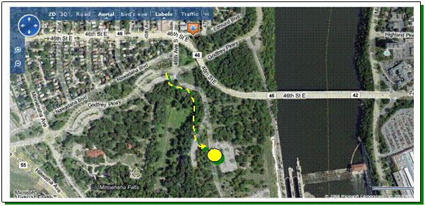 Directions to the Wabun Picnic Area in Minnehaha Falls Regional Park From the East/St. Paul via the Ford Bridge